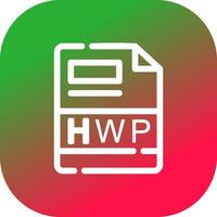 HWP Creative Icon Design vector