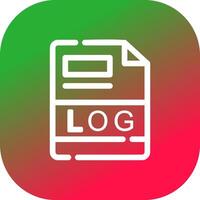 LOG Creative Icon Design vector