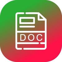 DOC Creative Icon Design vector