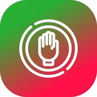 Stop Creative Icon Design vector