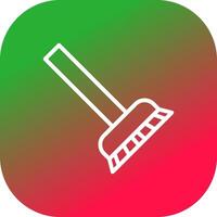 Broom Creative Icon Design vector