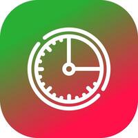 Time Quarter Creative Icon Design vector