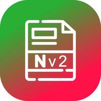 NV2 Creative Icon Design vector