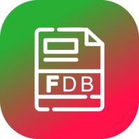 FDB Creative Icon Design vector