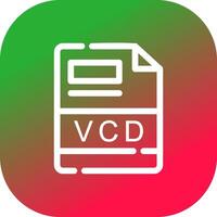 VCD Creative Icon Design vector