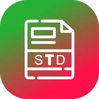 STD Creative Icon Design vector
