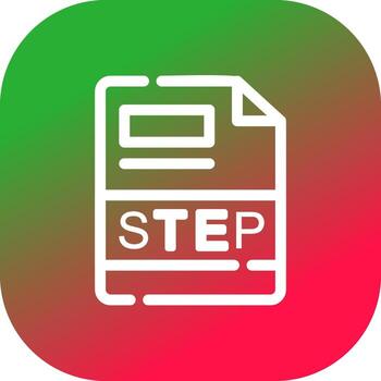 STEP Creative Icon Design vector