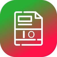 IO Creative Icon Design vector