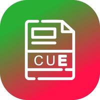 CUE Creative Icon Design vector