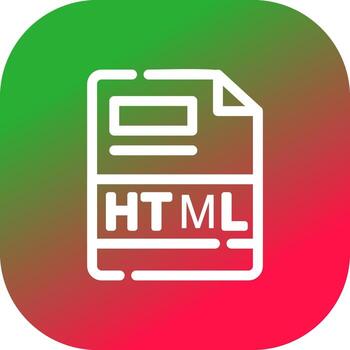 html creativo icono diseño vector