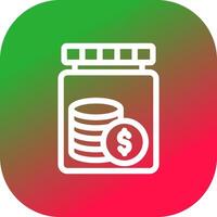 Save Money Creative Icon Design vector