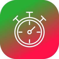 Stopwatch Creative Icon Design vector