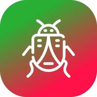 Bug Creative Icon Design vector