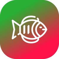 salmón creativo icono diseño vector