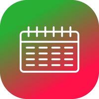 Calendar Creative Icon Design vector