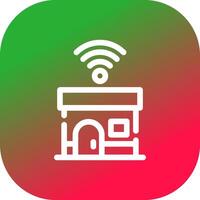 Smart House Creative Icon Design vector