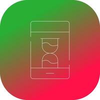 Time Tracker App Creative Icon Design vector