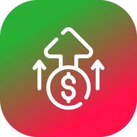 Profit Creative Icon Design vector