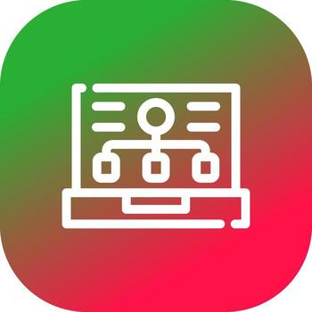 frente final desarrollo creativo icono diseño vector