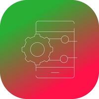 Project Management App Creative Icon Design vector