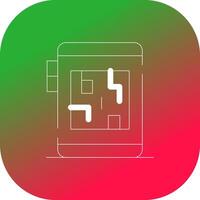 diseño de icono creativo de código qr vector