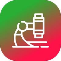 Microscope Creative Icon Design vector