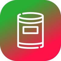 Dustbin Creative Icon Design vector