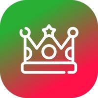 Crown Creative Icon Design vector