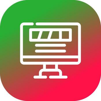 diseño de icono creativo de progreso vector