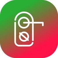 Do Not Disturb Creative Icon Design vector