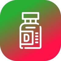 Vitamins Creative Icon Design vector