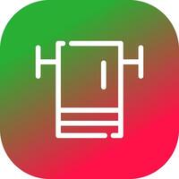 Towel Creative Icon Design vector