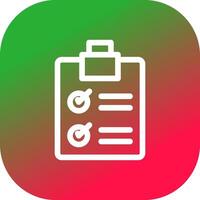 Checklist Creative Icon Design vector