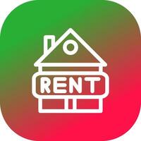 Rent Creative Icon Design vector