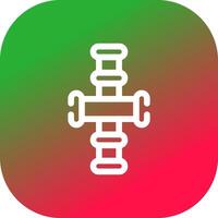 Pipeline Creative Icon Design vector