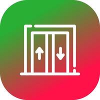 Elevator Creative Icon Design vector