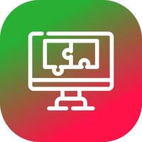 Puzzle Creative Icon Design vector
