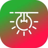 Light Bulb Creative Icon Design vector