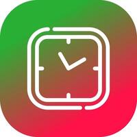 Clock Creative Icon Design vector