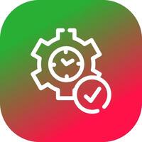 Time Management Creative Icon Design vector