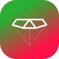 diseño de icono creativo de diamante vector