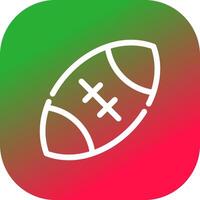 Rugby Creative Icon Design vector