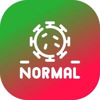 New Normal Creative Icon Design vector