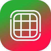 Grid Creative Icon Design vector