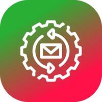 Marketing Automation Creative Icon Design vector
