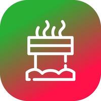 Chimney Creative Icon Design vector