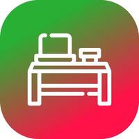 Desk Creative Icon Design vector