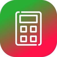 Calculator Creative Icon Design vector