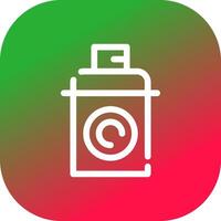 Spray Paint Creative Icon Design vector