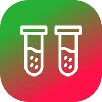 Test Tube Creative Icon Design vector